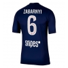 Paris Saint-Germain Illia Zabarnyi #6 Hemmatröja 2025-26 Kortärmad
